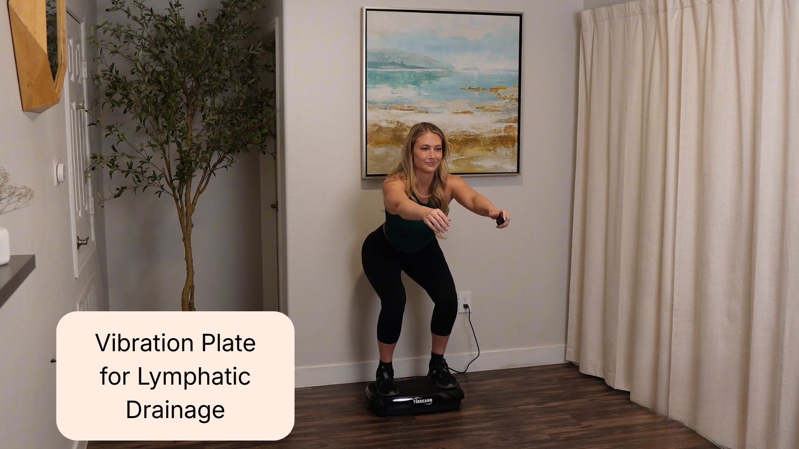 vibration plate for lymphatic drainage