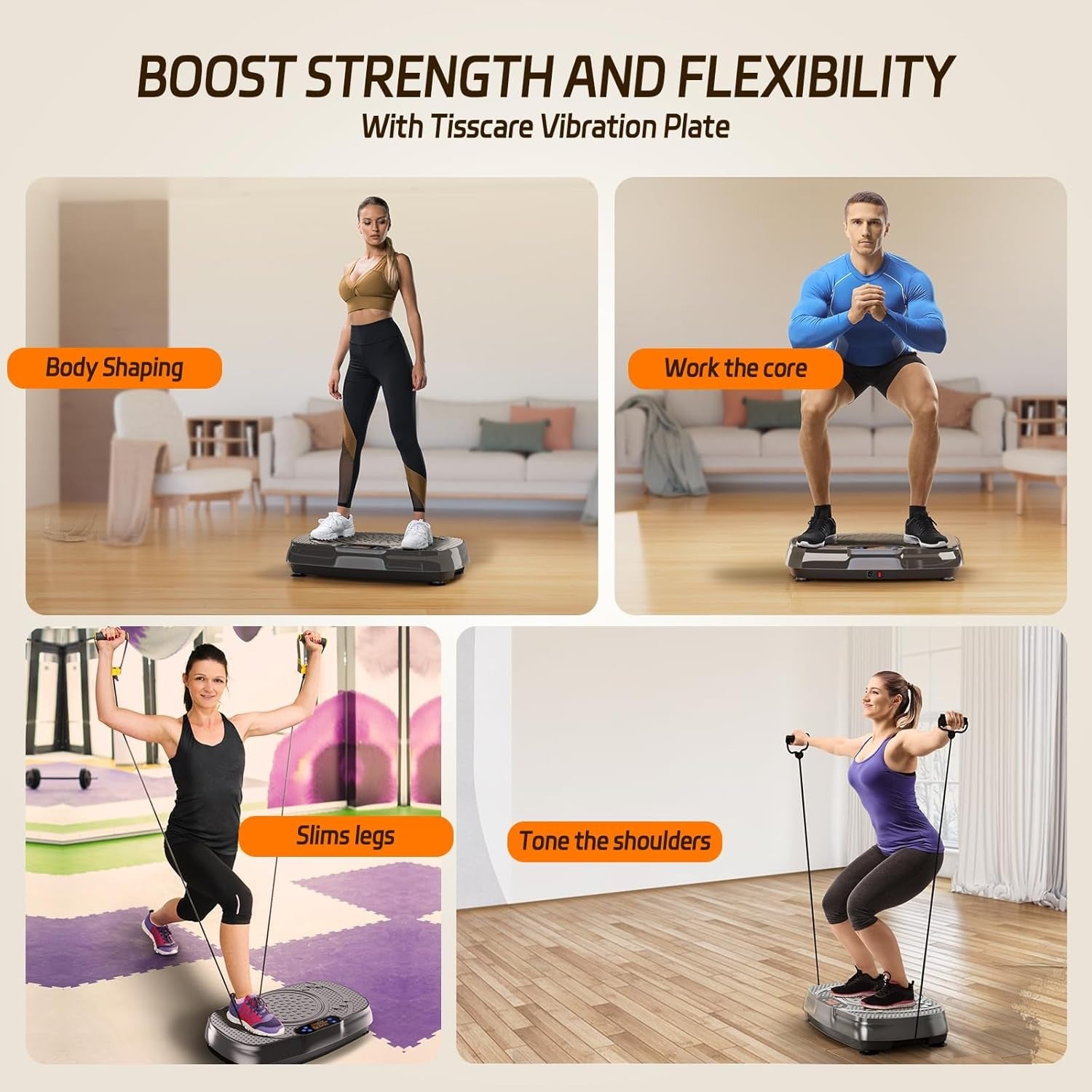 Vibration Plate Exercise Machine