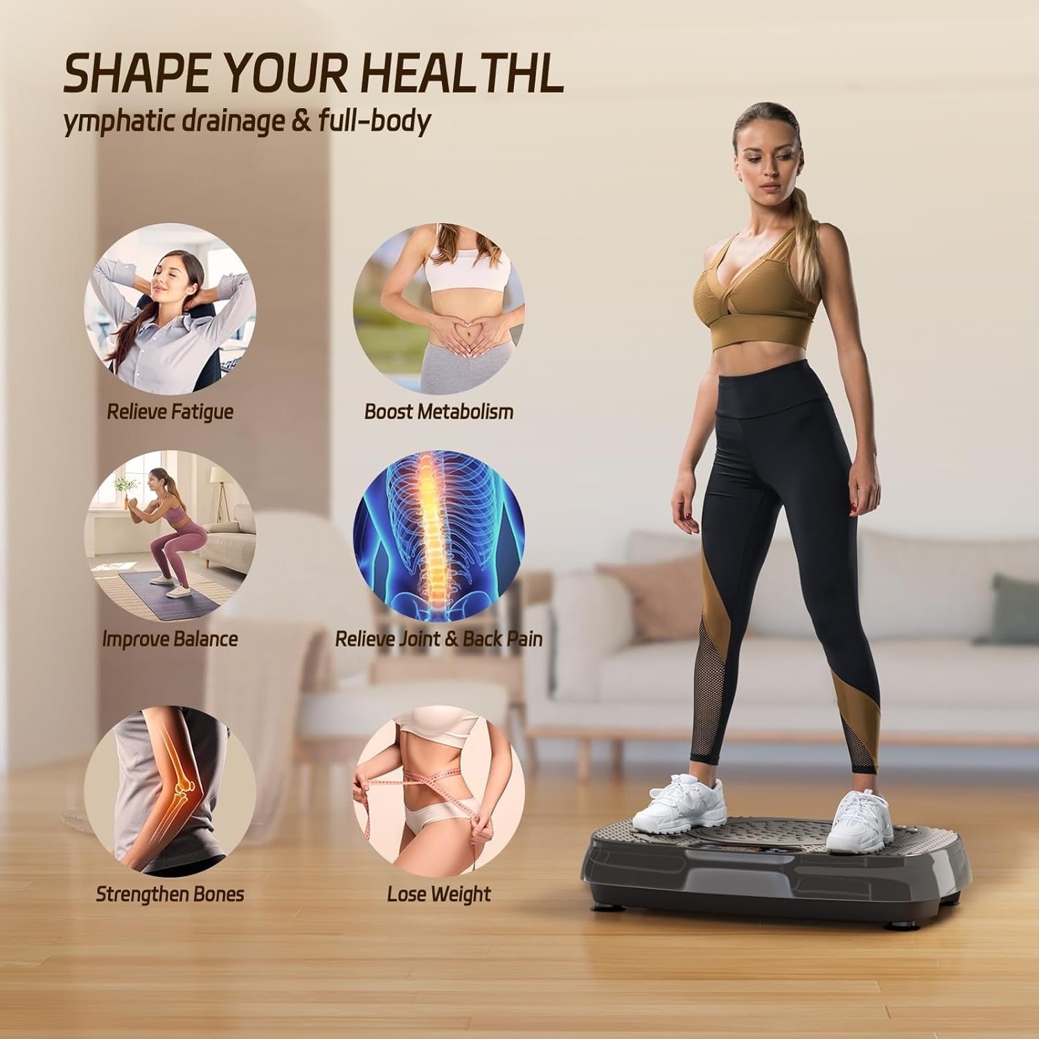 Vibration Plate Exercise Machine