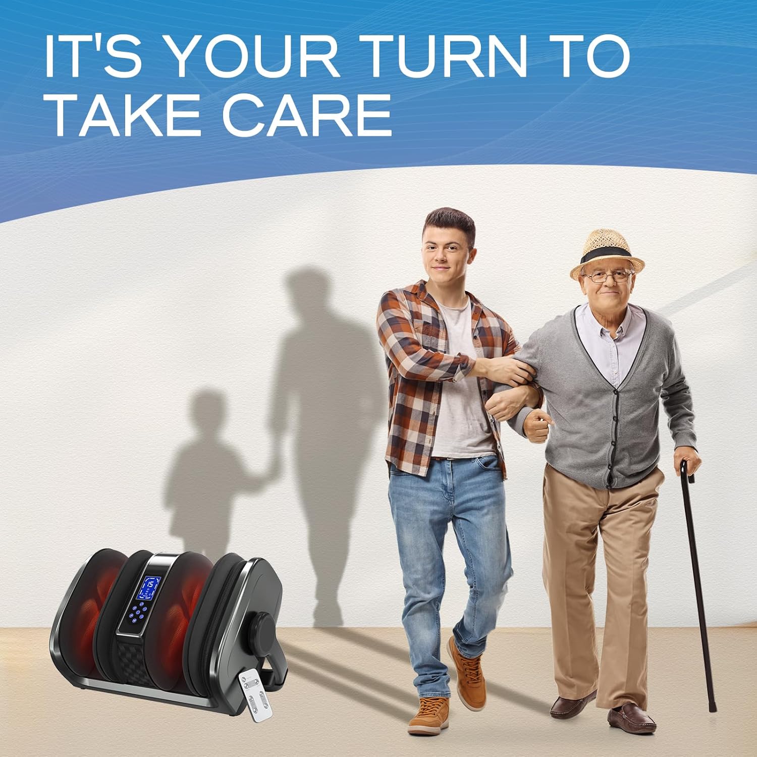 Tisscare 2024 Upgrade Shiatsu Foot Massager Machine