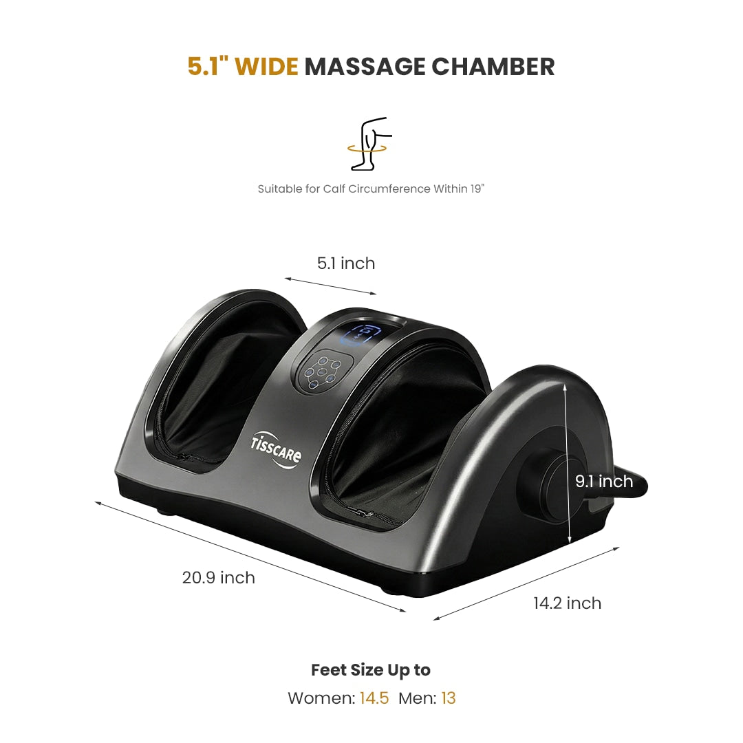Shiatsu Foot Massager Size